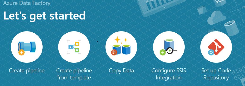 Azure Data Factory: Generate Pipeline from the new Template Gallery