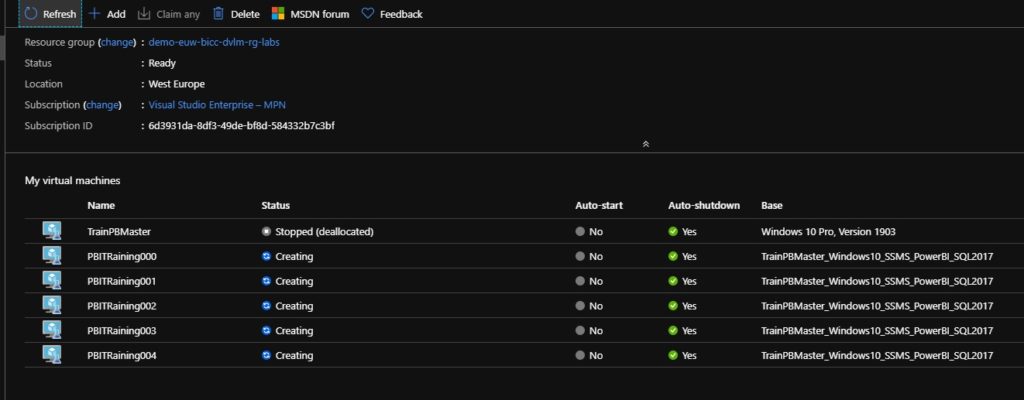 Create Virtual Machines with Azure DevTest Lab - Erwin | Data ...