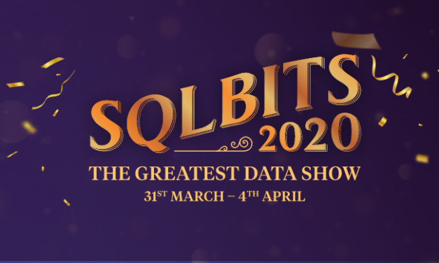Speaking at SQLBits in London (postponed to September 2020)
