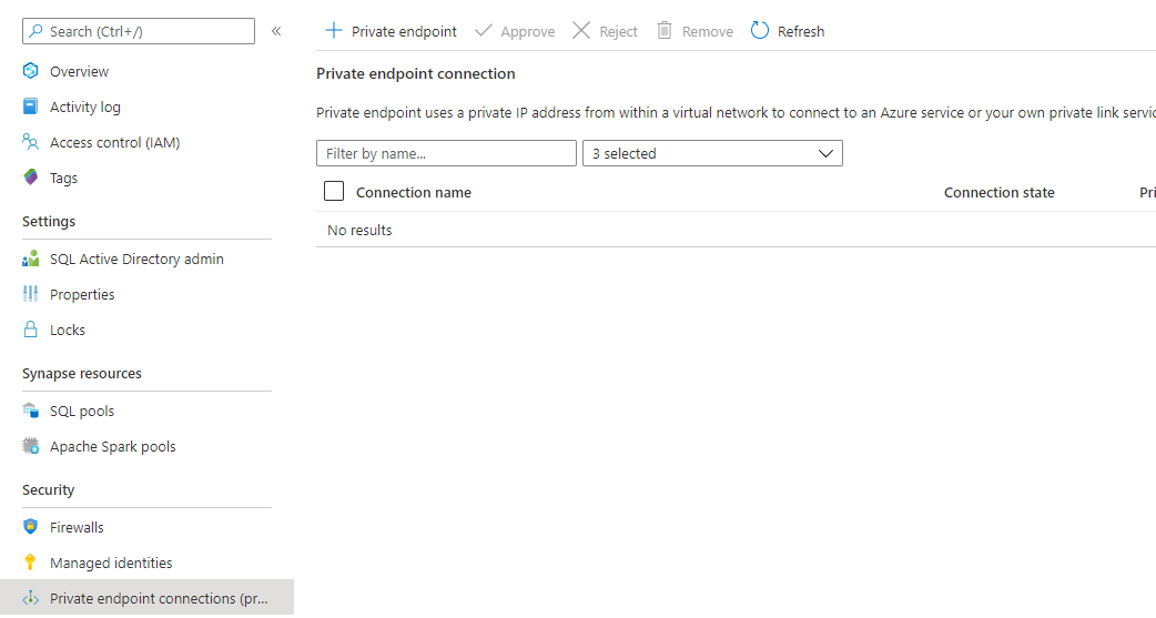 Private Endpoint Connections