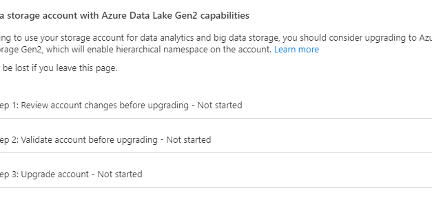 Migrate Azure Storage to Azure Data Lake Gen2