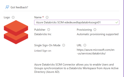 Provision users and groups from AAD to Azure Databricks (part 6)