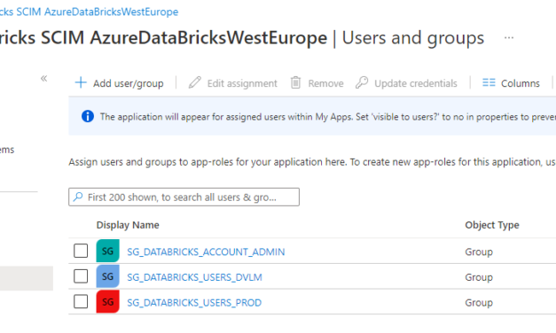 Provision users and groups from AAD to Azure Databricks (part 2)