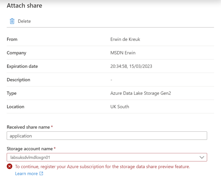 Data Sharing in Microsoft Purview - Erwin | Data & Intelligence