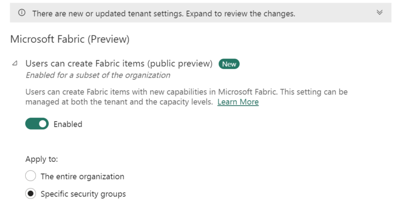 How to enable Microsoft Fabric - Erwin | Data & Intelligence