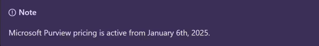 Pricing Consent Purview