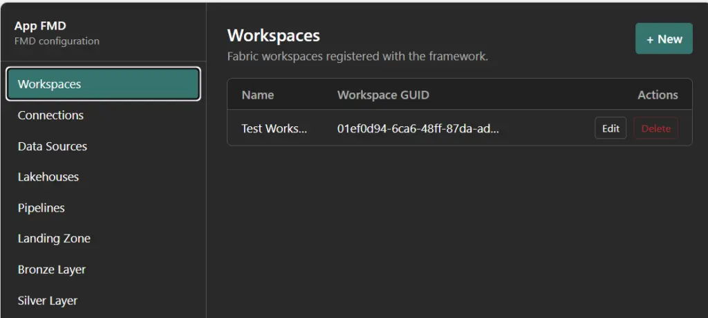 Fabric web app